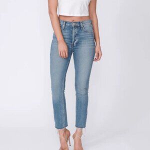 Midheaven Denim Bridgette Skinny Jeans Blue Size 28 High Rise Medium Wash